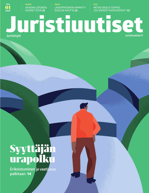 Kansikuva Juristiuutiset 2024