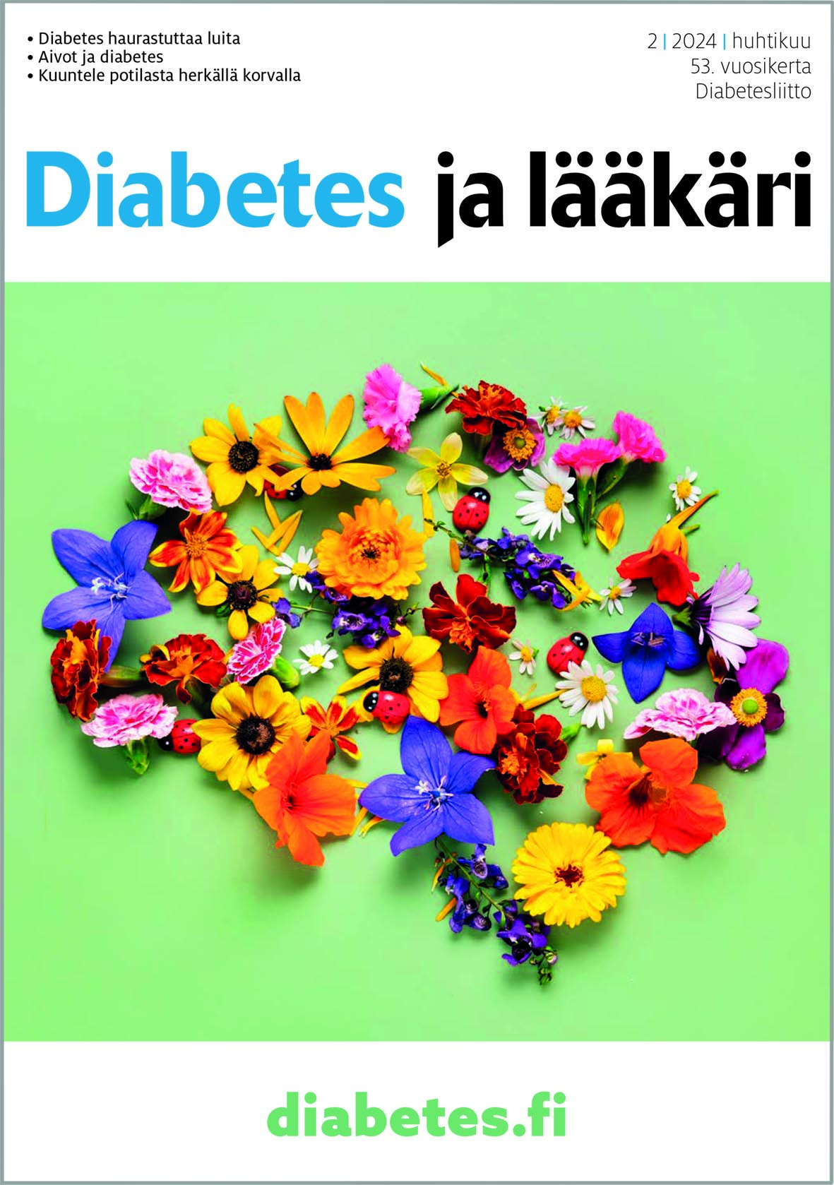 Diabetes ja lääkäri kansi