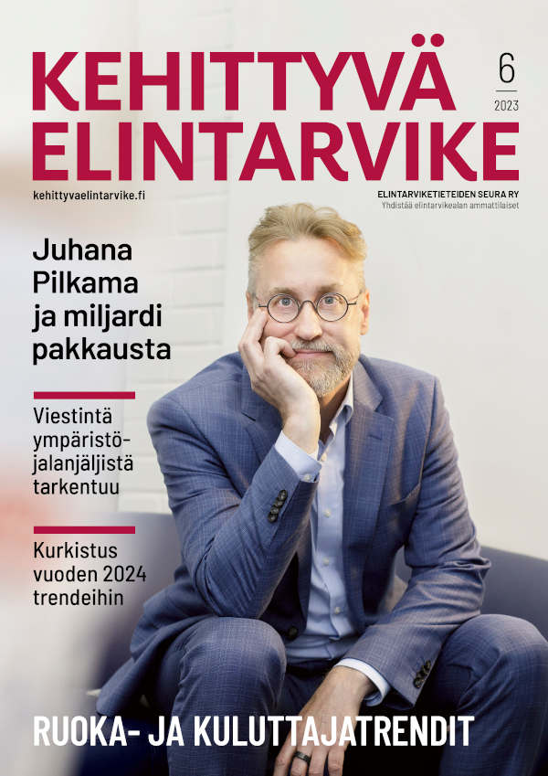 Kansikuva Kehittyvä Elintarvike 2025