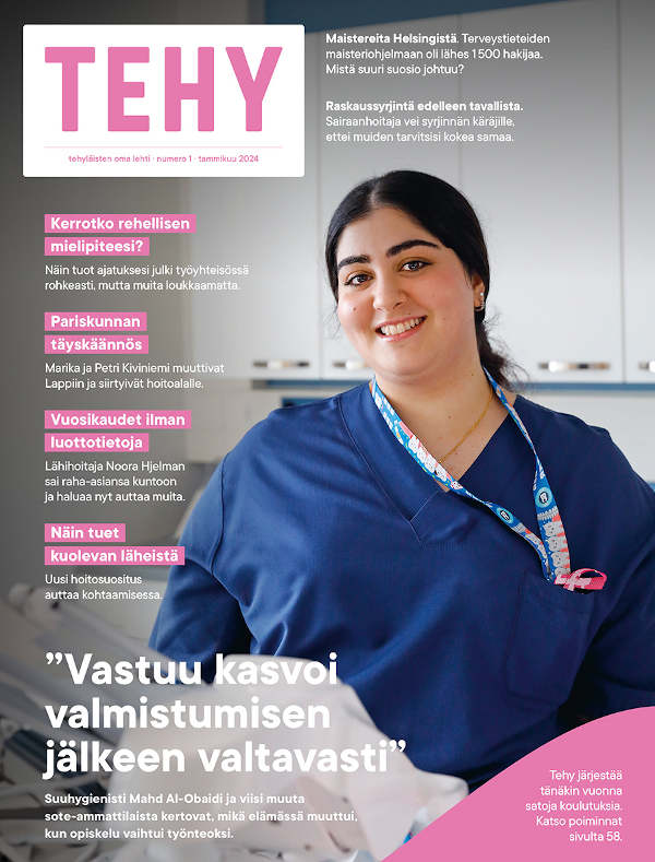 Tehy-lehti kansi