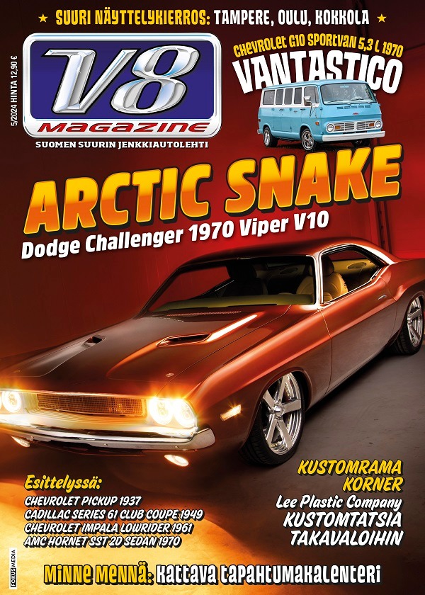 V8-Magazine kansi