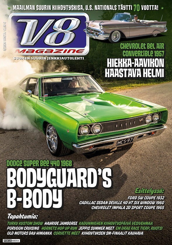 V8-Magazine kansi